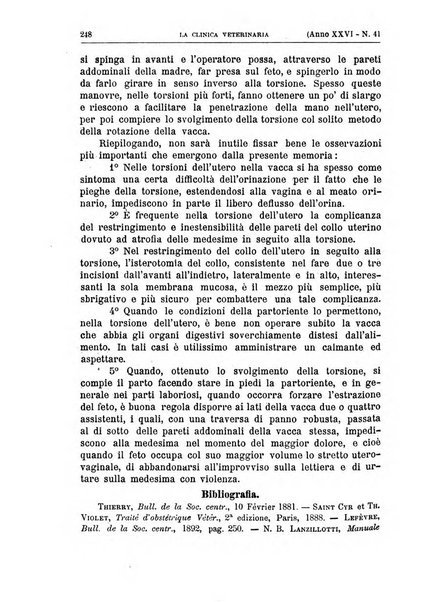 La clinica veterinaria rivista di medicina e chirurgia pratica degli animali domestici