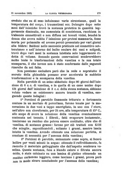 La clinica veterinaria rivista di medicina e chirurgia pratica degli animali domestici