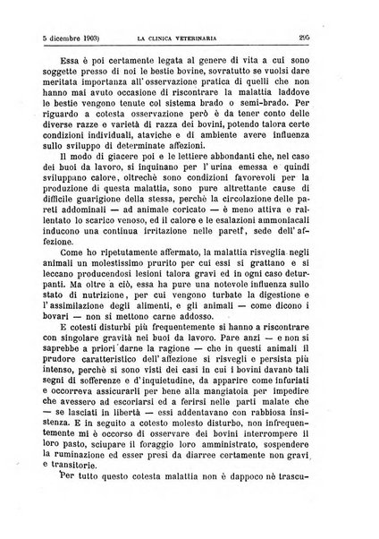 La clinica veterinaria rivista di medicina e chirurgia pratica degli animali domestici