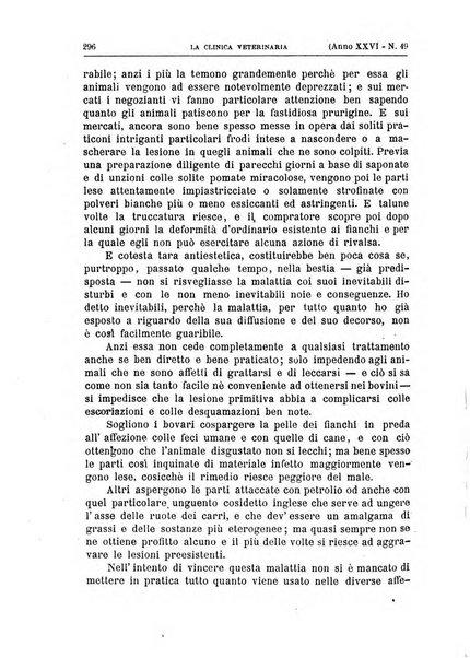 La clinica veterinaria rivista di medicina e chirurgia pratica degli animali domestici