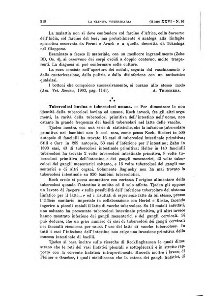 La clinica veterinaria rivista di medicina e chirurgia pratica degli animali domestici