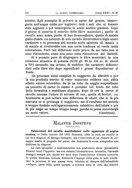 La clinica veterinaria rivista di medicina e chirurgia pratica degli animali domestici