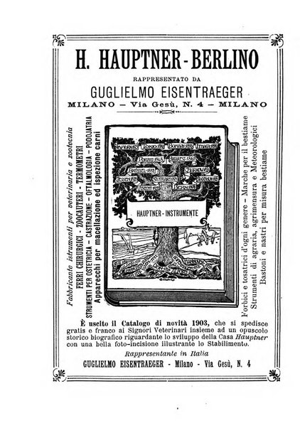 La clinica veterinaria rivista di medicina e chirurgia pratica degli animali domestici