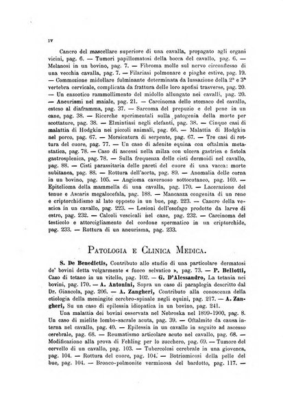 La clinica veterinaria rivista di medicina e chirurgia pratica degli animali domestici