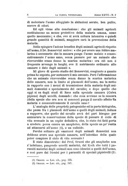 La clinica veterinaria rivista di medicina e chirurgia pratica degli animali domestici