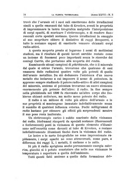 La clinica veterinaria rivista di medicina e chirurgia pratica degli animali domestici