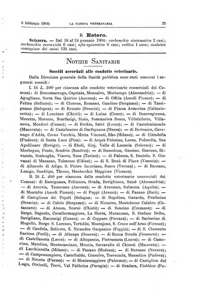 La clinica veterinaria rivista di medicina e chirurgia pratica degli animali domestici