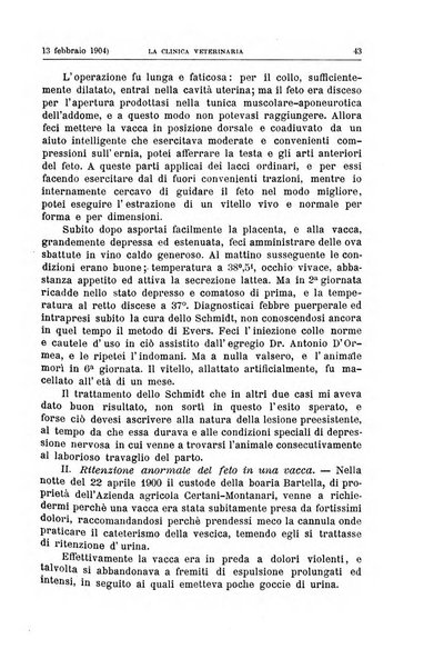 La clinica veterinaria rivista di medicina e chirurgia pratica degli animali domestici