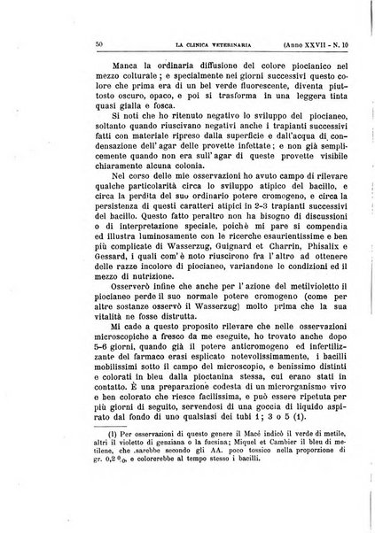 La clinica veterinaria rivista di medicina e chirurgia pratica degli animali domestici