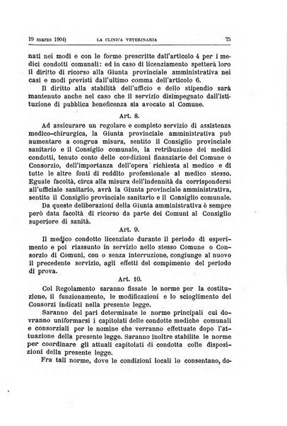 La clinica veterinaria rivista di medicina e chirurgia pratica degli animali domestici