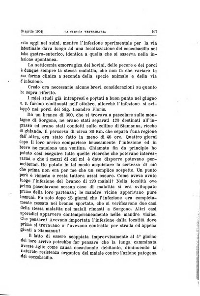 La clinica veterinaria rivista di medicina e chirurgia pratica degli animali domestici