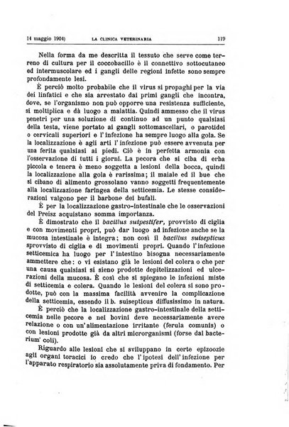 La clinica veterinaria rivista di medicina e chirurgia pratica degli animali domestici