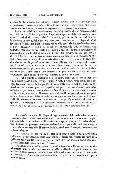 La clinica veterinaria rivista di medicina e chirurgia pratica degli animali domestici