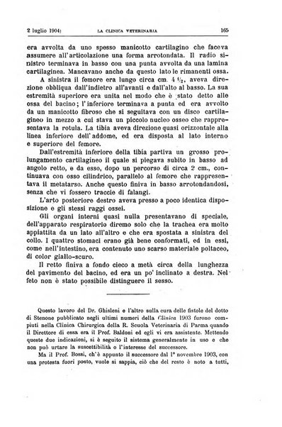 La clinica veterinaria rivista di medicina e chirurgia pratica degli animali domestici