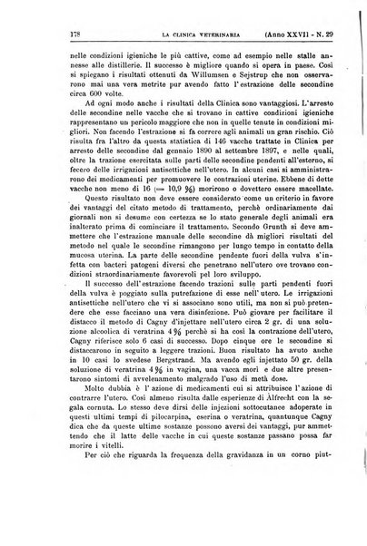 La clinica veterinaria rivista di medicina e chirurgia pratica degli animali domestici