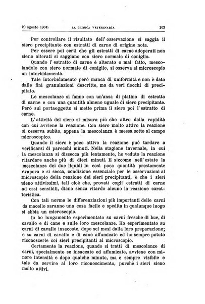 La clinica veterinaria rivista di medicina e chirurgia pratica degli animali domestici