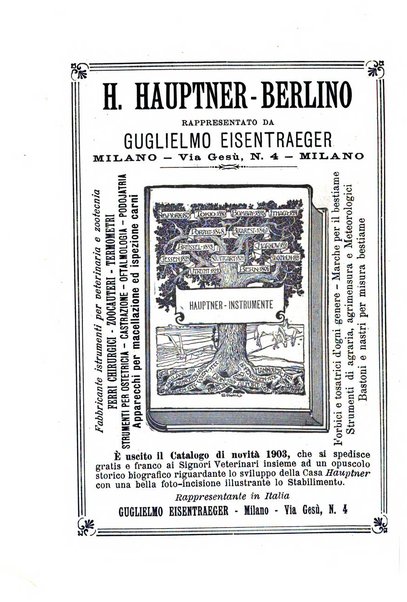 La clinica veterinaria rivista di medicina e chirurgia pratica degli animali domestici