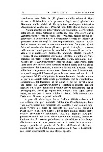 La clinica veterinaria rivista di medicina e chirurgia pratica degli animali domestici