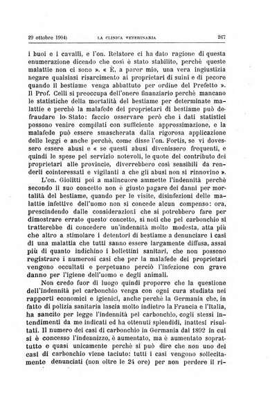 La clinica veterinaria rivista di medicina e chirurgia pratica degli animali domestici