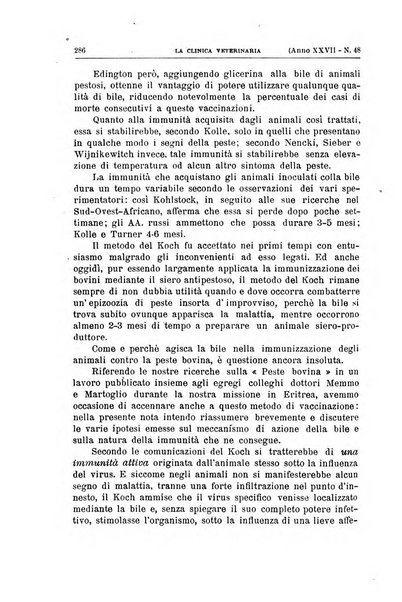 La clinica veterinaria rivista di medicina e chirurgia pratica degli animali domestici