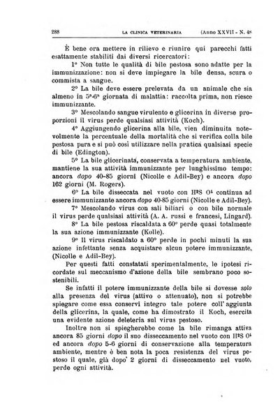 La clinica veterinaria rivista di medicina e chirurgia pratica degli animali domestici