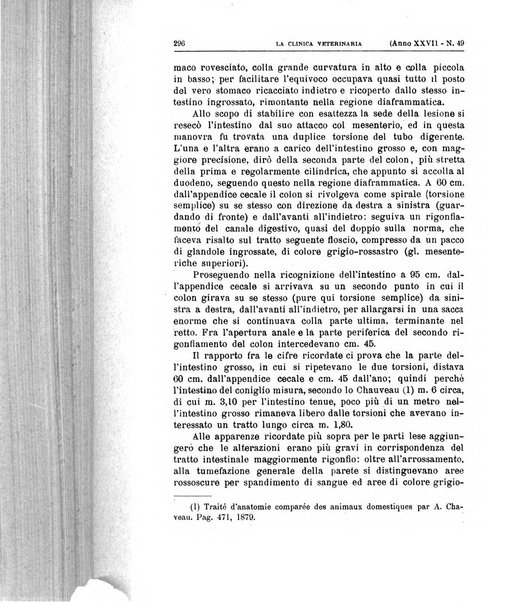 La clinica veterinaria rivista di medicina e chirurgia pratica degli animali domestici