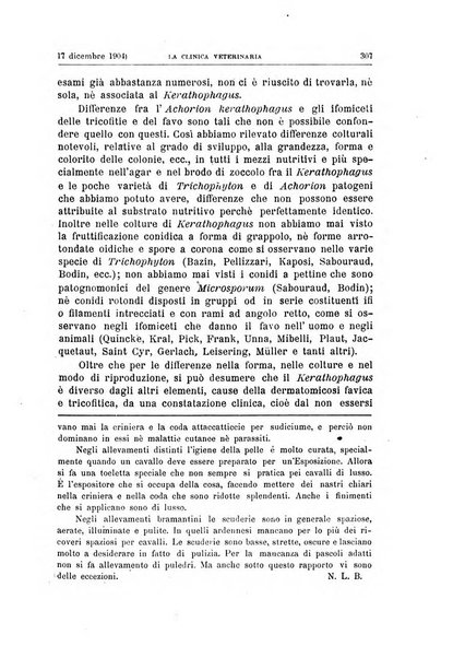 La clinica veterinaria rivista di medicina e chirurgia pratica degli animali domestici