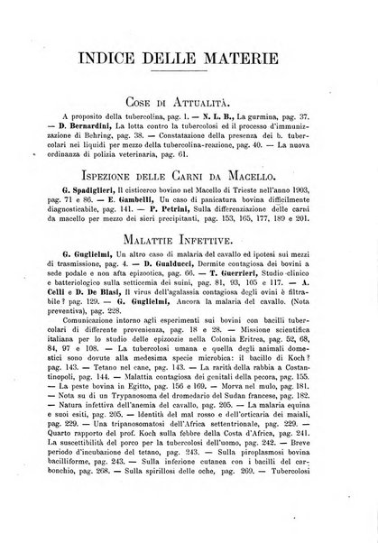 La clinica veterinaria rivista di medicina e chirurgia pratica degli animali domestici