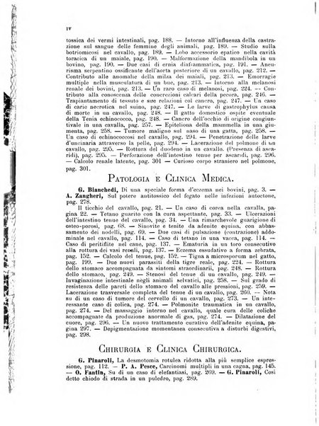 La clinica veterinaria rivista di medicina e chirurgia pratica degli animali domestici