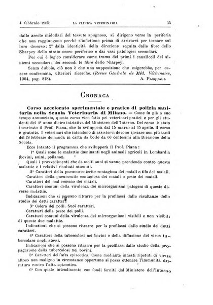 La clinica veterinaria rivista di medicina e chirurgia pratica degli animali domestici