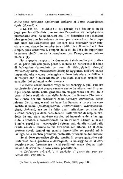 La clinica veterinaria rivista di medicina e chirurgia pratica degli animali domestici