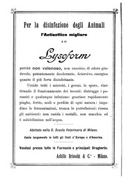 La clinica veterinaria rivista di medicina e chirurgia pratica degli animali domestici