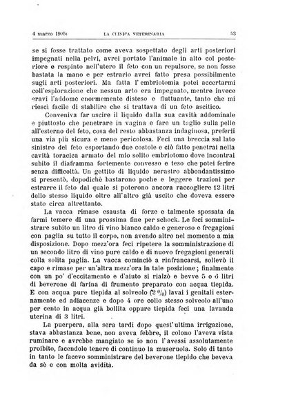 La clinica veterinaria rivista di medicina e chirurgia pratica degli animali domestici