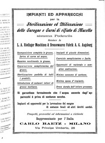 La clinica veterinaria rivista di medicina e chirurgia pratica degli animali domestici