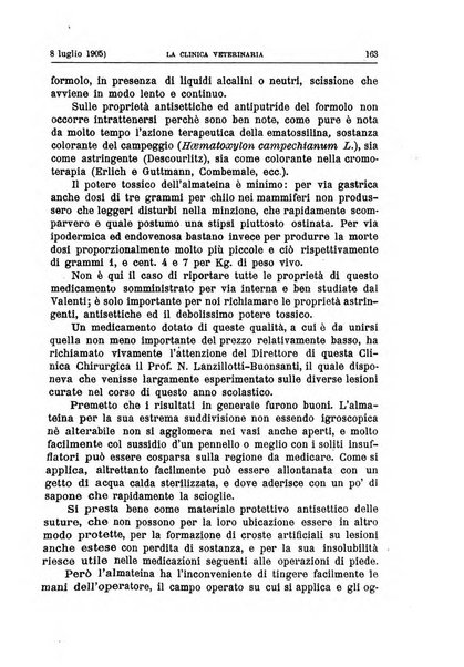 La clinica veterinaria rivista di medicina e chirurgia pratica degli animali domestici