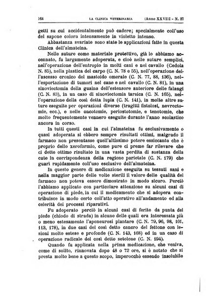 La clinica veterinaria rivista di medicina e chirurgia pratica degli animali domestici