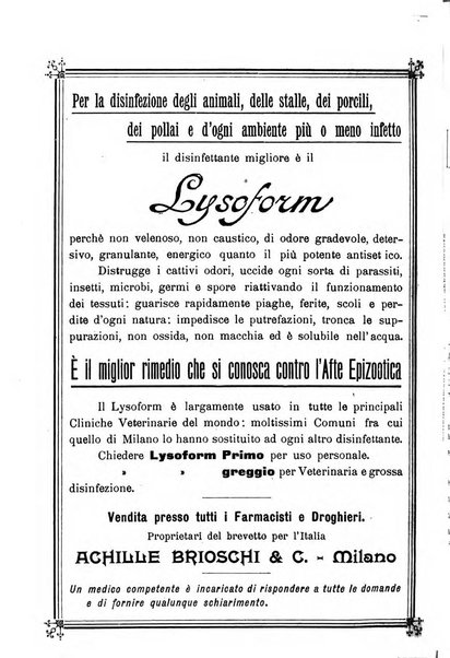 La clinica veterinaria rivista di medicina e chirurgia pratica degli animali domestici