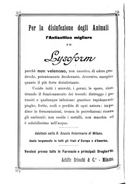 La clinica veterinaria rivista di medicina e chirurgia pratica degli animali domestici