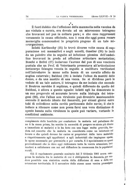 La clinica veterinaria rivista di medicina e chirurgia pratica degli animali domestici