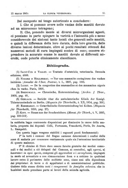 La clinica veterinaria rivista di medicina e chirurgia pratica degli animali domestici