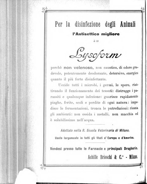 La clinica veterinaria rivista di medicina e chirurgia pratica degli animali domestici