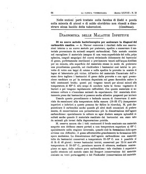 La clinica veterinaria rivista di medicina e chirurgia pratica degli animali domestici