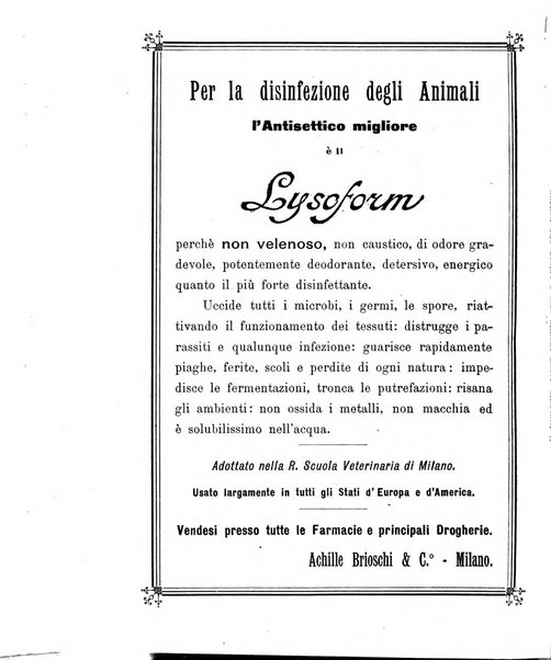 La clinica veterinaria rivista di medicina e chirurgia pratica degli animali domestici