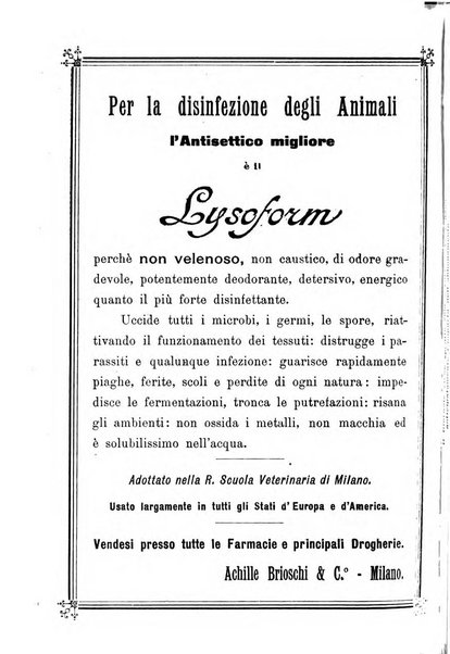 La clinica veterinaria rivista di medicina e chirurgia pratica degli animali domestici