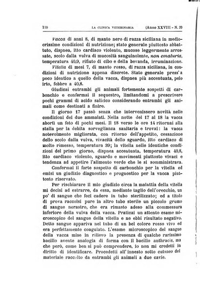 La clinica veterinaria rivista di medicina e chirurgia pratica degli animali domestici