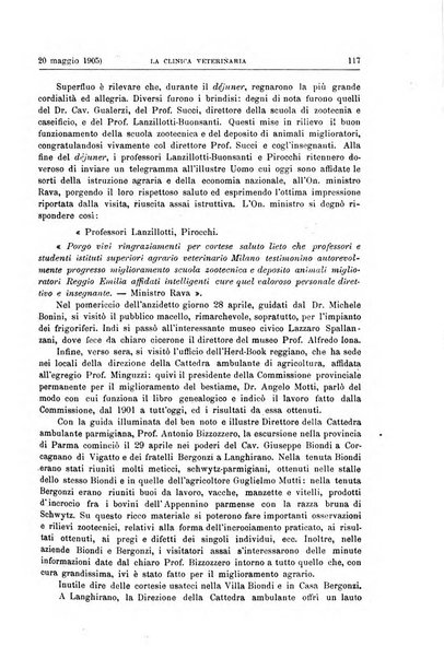 La clinica veterinaria rivista di medicina e chirurgia pratica degli animali domestici