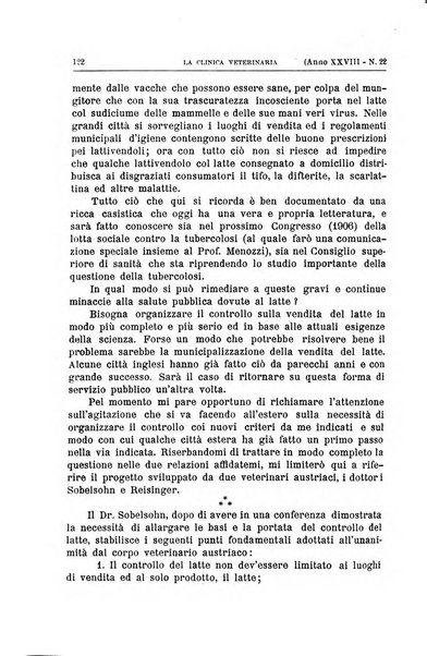 La clinica veterinaria rivista di medicina e chirurgia pratica degli animali domestici