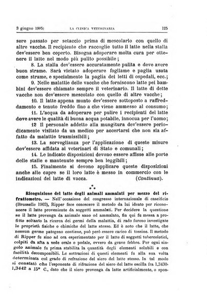 La clinica veterinaria rivista di medicina e chirurgia pratica degli animali domestici