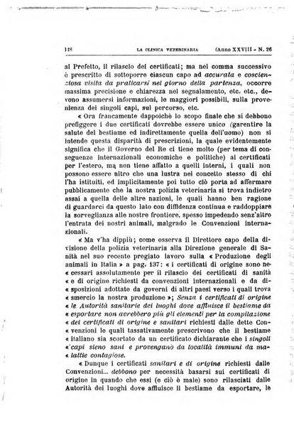 La clinica veterinaria rivista di medicina e chirurgia pratica degli animali domestici