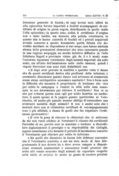 La clinica veterinaria rivista di medicina e chirurgia pratica degli animali domestici